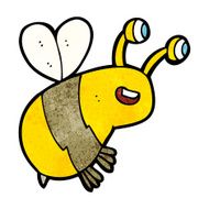 cartoon happy bee N26