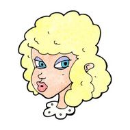 cartoon suspicious woman N24