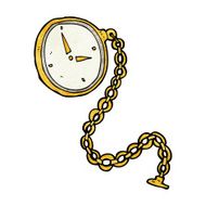 cartoon gold watch N3