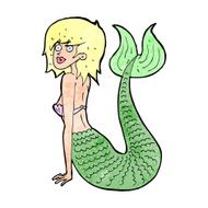 Cartoon Mermaid N84