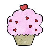 cartoon cupcake N195