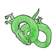 Cartoon Dragon N44