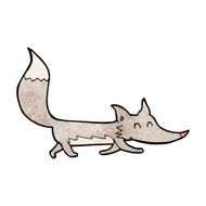 cartoon little wolf N114