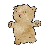 cartoon teddy bear N346