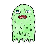 gross cartoon ghost N30