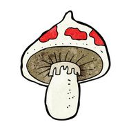 cartoon toadstool N128