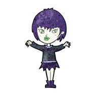 Cartoon Vampire Girl N298