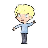 cartoon boy with idea N104