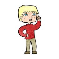 cartoon boy with question N28