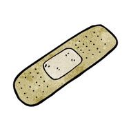cartoon medical plaster N12