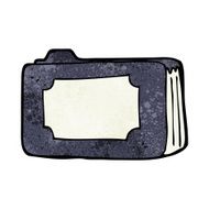 cartoon business folder N4