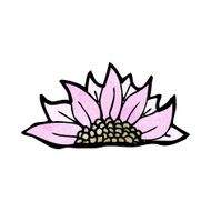 cartoon flower N565