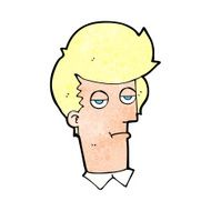 cartoon bored man N44