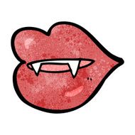 Cartoon Vampire Fangs N20