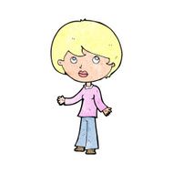 cartoon woman thinking N54