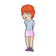 cartoon woman with plaster on face N24