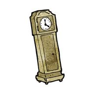 Cartoon Grandfather Clock N19