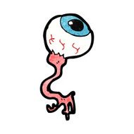 cartoon gross eyeball N21