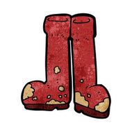 Cartoon Muddy Boots N10
