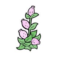 Cartoon Flowers N102