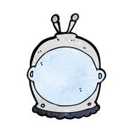 Cartoon Space Helmet N14