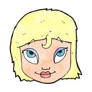 Cartoon Woman Smiling N13
