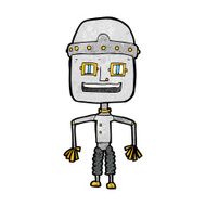Funny Cartoon Robot N66