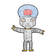 Funny Cartoon Robot N67