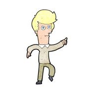 Cartoon Man Pointing N261