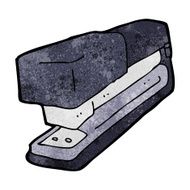 cartoon office stapler N11