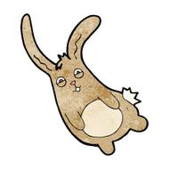 Funny cartoon rabbit N58