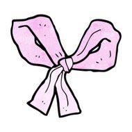 Cartoon Pink Bow N21