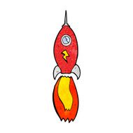 Cartoon Rocket N67