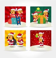 cartoon xmas card N13
