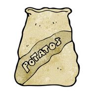 cartoon sack of potatos N4
