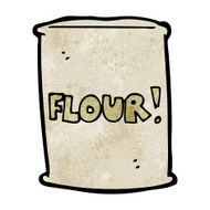 cartoon bag of flour N45