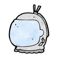 cartoon astronaut helmet N58