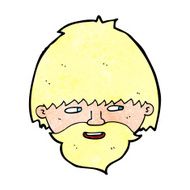 cartoon bearded man N72