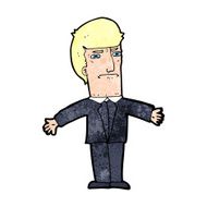 cartoon annoyed boss N12