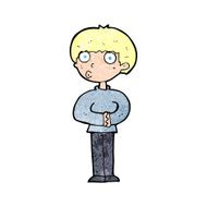 cartoon curious man N89