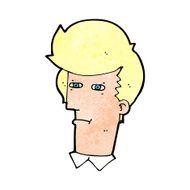 cartoon man narrowing eyes N41