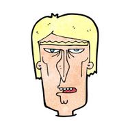 cartoon angry face N35
