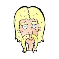 cartoon man with long mustache N14