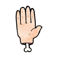 cartoon hand N20
