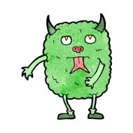 funny cartoon monster N53