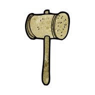 Cartoon Wooden Hammer N22