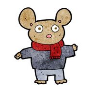 cartoon mouse in clothes N10