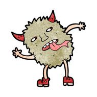 funny cartoon monster N55