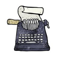 Cartoon Typewriter N10