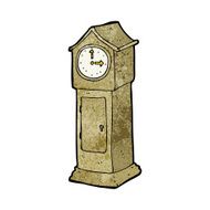 Cartoon Grandfather Clock N20